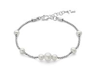 Bracciale Miluna Donna I Gioielli Di Miss Italia in Argento Perla PBR3610